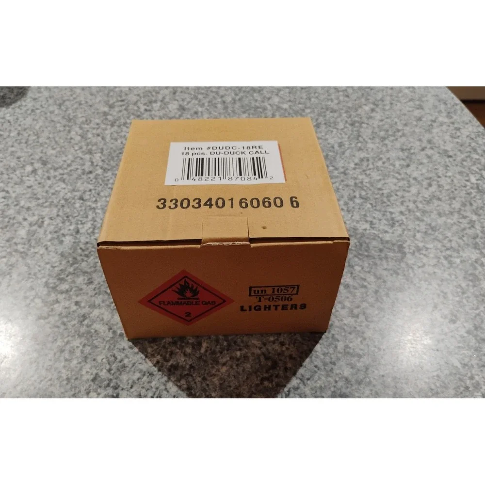 Ducks Unlimited‎ Collectible Duck Call Refillable Butane Lighters NOS Box of 18